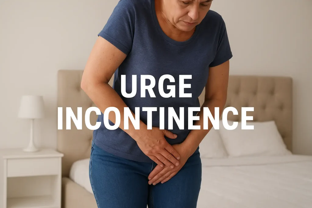 how to manage urge incontinence Congleton symptoms