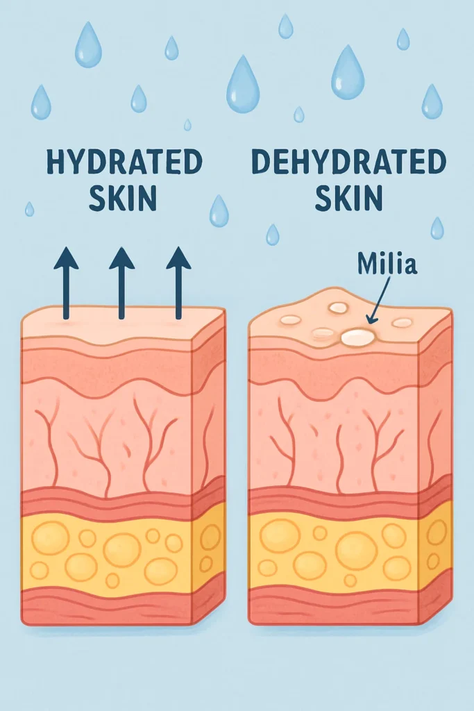 The importance of hydration and milia production Congleton