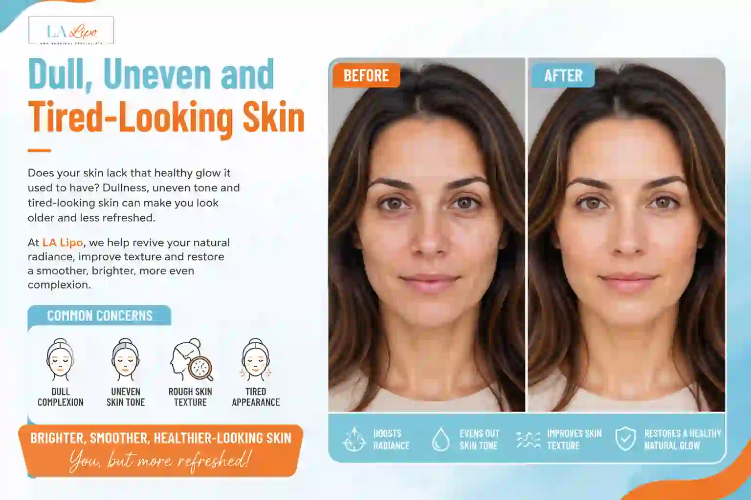 Sign #5: Dull, Uneven and Tired-Looking Skin Congleton